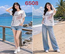 Футболка Gertie 6508 white - делук