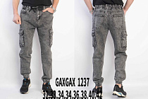 Джоггеры Basanjiu 1237 grey - делук