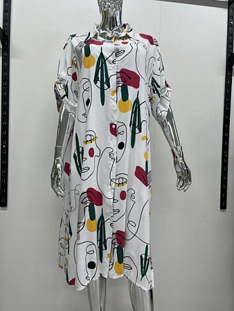 Рубашка Style Nadezhda 36492 white - делук