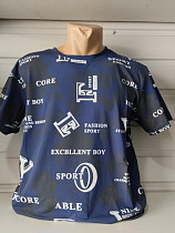 Футболка Panda 1856 navy - делук