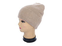 Шапка Angelica VCW001-6 на флісі beige - делук