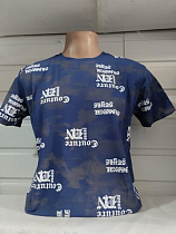 Футболка Panda 1829 blue - делук