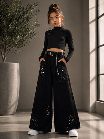 Джинсы Major Kids 2245 black - делук