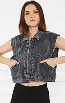 Жилетка Maxim Jeans 6303 d.grey - делук