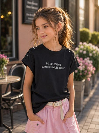 Футболка Major Kids 11385 black - делук