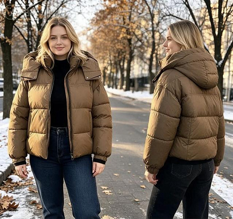 Куртка Jacket 6738 brown - делук