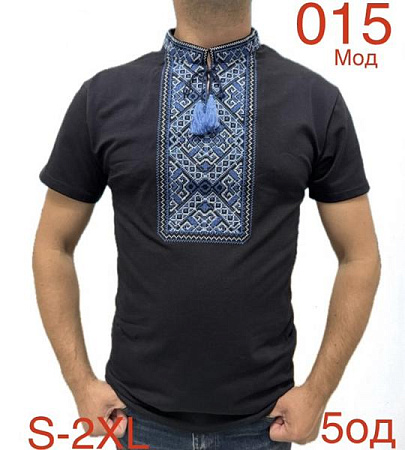 Вышиванка Надийка ND772-015 black - делук