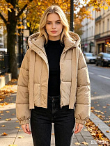 Куртка Jacket B9209 d.beige - делук