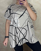 Футболка Levisha 26009 grey - делук