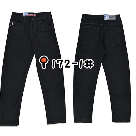 Джинсы God Baron 172-1 black - делук