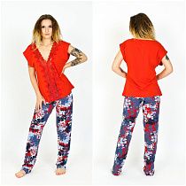 Пижама Пижама-Ок 1484-031(04063) red - делук
