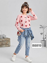 Свитер Фунтик B8819 pink - делук