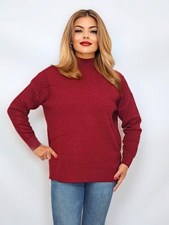 Свитер Romeo Life RL1061 wine - делук