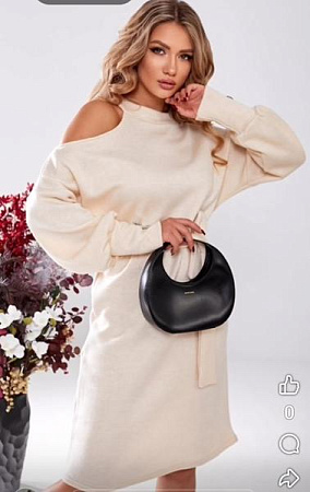 Платье Potok 834 beige - делук