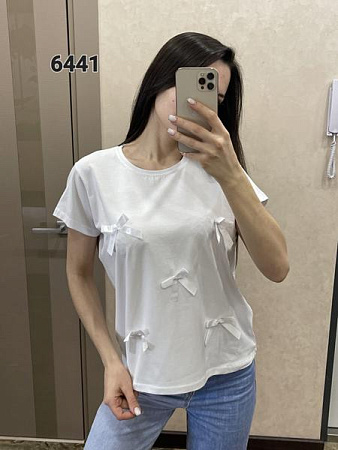 Футболка Fsn 6441 white - делук