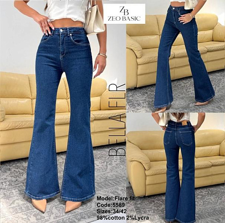 Джинсы Jeans Style 5589 blue - делук