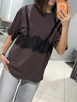 Футболка Comod 1376 chocolate - делук