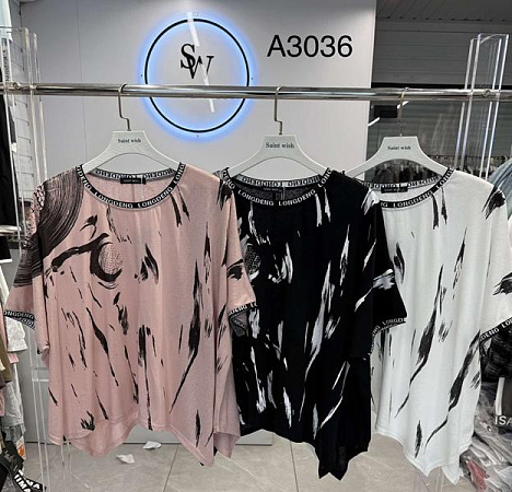 Футболка Saint Wish A3036 mix - делук