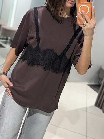 Футболка Comod 1376 chocolate - делук