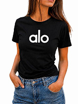 Футболка Alia AL179 black - делук