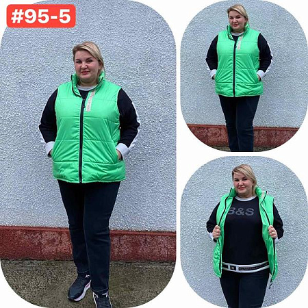 Жилетка Romeo Life 95-5 green - делук