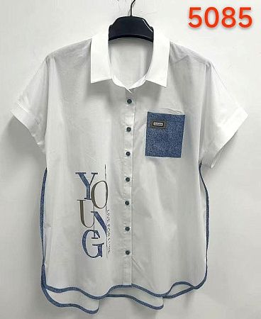 Рубашка Lida 5085 white - делук