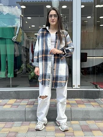 Рубашка Jjf 801 navy - делук
