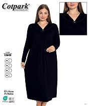 Ночнушка Cotpark 13645 black - делук