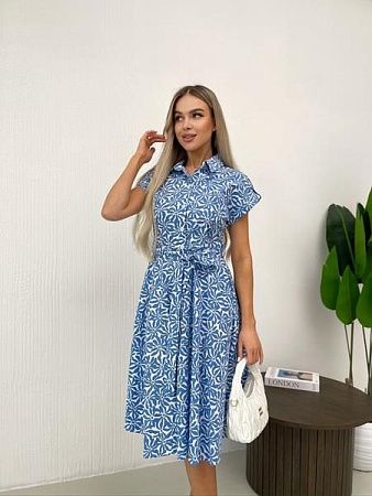 Платье Arina 2444 l.blue - делук