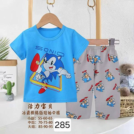 Пижама Фунтик 285-1 l.blue - делук