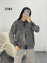 Кофта Спорт Fsn 2784 d.grey - делук