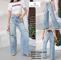 Джинсы Jeans Style 5313 l.blue - делук