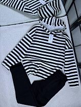 Костюм Спорт Arina 1562 white-black - делук