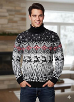 Свитер Moranny MR342 black - делук