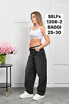 Джинсы Ruxa 1206-1 black - делук