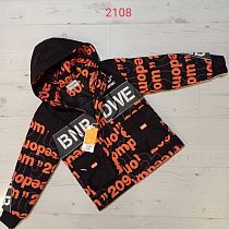 Куртка Malibu2 2108 black-orange - делук