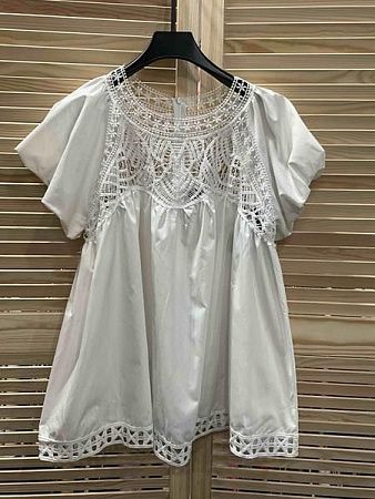 Блузка Dalkosti Shop DS830 white - делук