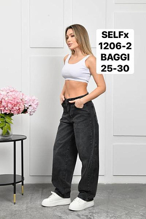 Джинсы Ruxa 1206-1 black - делук