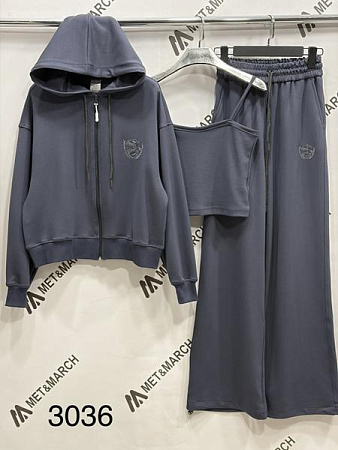 Костюм Спорт Met&March 3036 d.grey - делук