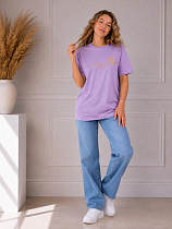 Футболка Global GL355 lilac - делук