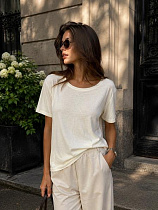 Футболка New Season FB1706 milk - делук