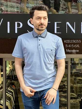 Футболка Vip Stendo 231052-1 l.blue - делук