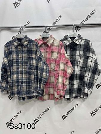 Рубашка Met&March SS3100 pink - делук