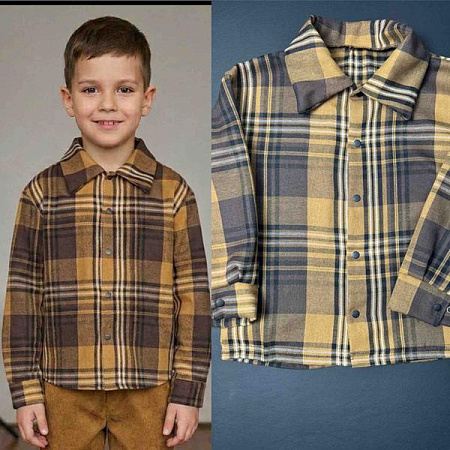 Рубашка Meloria ML4569 yellow - делук