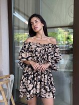 Платье Arina 3113 beige - делук