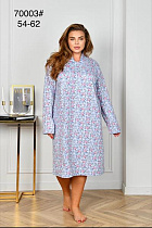 Ночнушка Romeo Life 70003 l.blue - делук