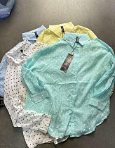 Рубашка Lora LR1463 mint - делук