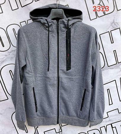 Кофта Спорт Sport Style 2323A l.grey - делук