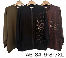 Кофта Immei A618 black - делук