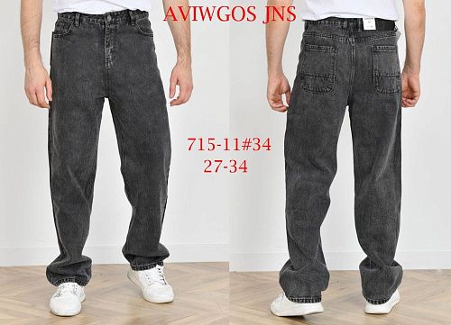 Джинсы God Baron 715-11 grey - делук